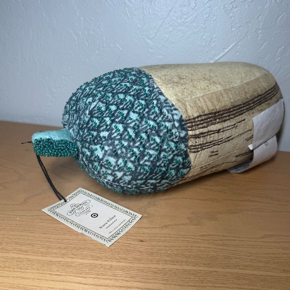 John Derian x target Company‎ Embellished velvet Acorn Novelty Pillow